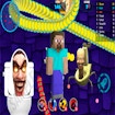 Skibidi Toilet Snake.io no Minecraft