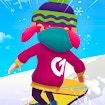 Festa de jogos de snowboard